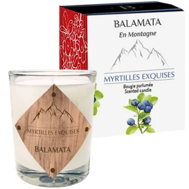 Bougie Parfumée Myrtilles Exquises - BALAMATA