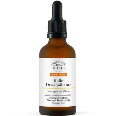 Huile Démaquillante Visage Bio - Sans Parfum - COMPTOIR des Huiles