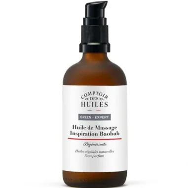 Huile de Massage Baobab Régénérante Bio - COMPTOIR des Huiles