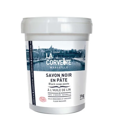 Savon Noir en Pâte à l'Huile de Lin - LA CORVETTE