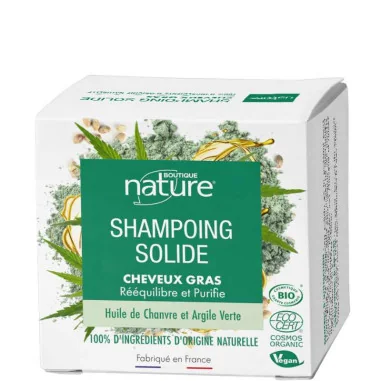 Shampoing Solide Cheveux Gras Bio - BOUTIQUE NATURE