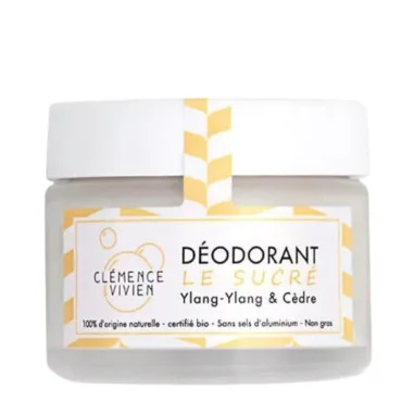 Déodorant Crème Le Sucré Bio - CLÉMENCE & VIVIEN - Ylang-Ylang/Cèdre