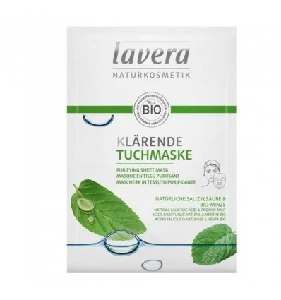 Masque en Tissu Purifiant Bio - LAVERA