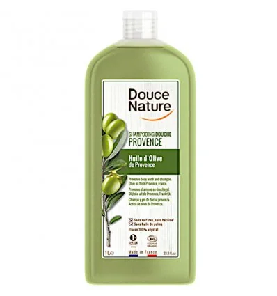 Shampoing Douche Huile d'Olive Bio de Provence - DOUCE NATURE