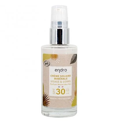 Crème Solaire Bio SPF 30 - ENDRO Cosmétiques