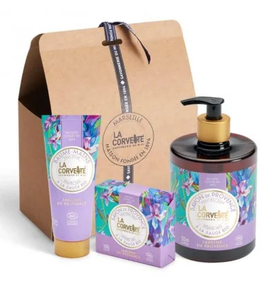 Coffret Cadeau Cosmétiques Bio JARDINS en PROVENCE - LA CORVETTE