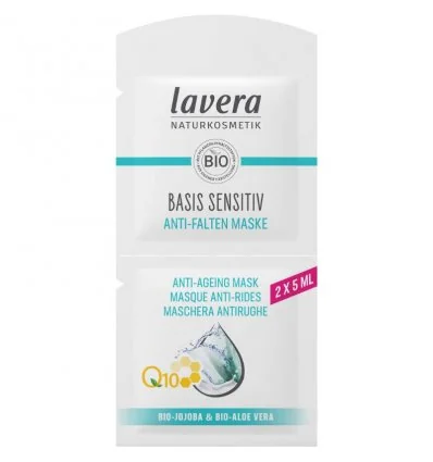 Masque Anti-Rides Cœnzyme Q10 Bio - LAVERA Basis Sensitiv