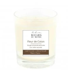 Bougie parfumée Naturelle Fleur de coton - Oliria - fabrication