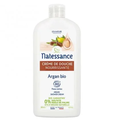 Crème Douche Nourrissante Argan Bio - NATESSANCE