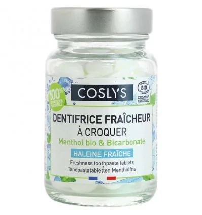 Dentifrice Solide Pastille à Croquer Bio - COSLYS