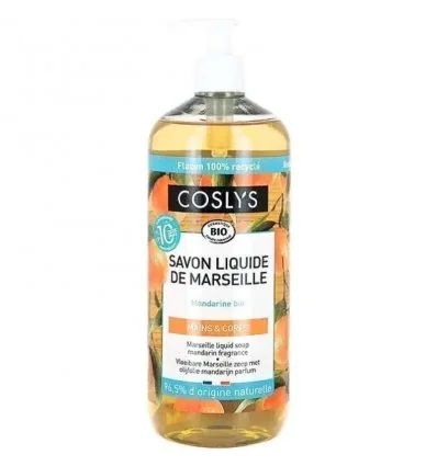 Savon Liquide de Marseille Mandarine Bio - COSLYS