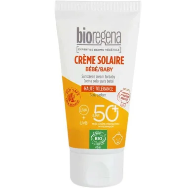 Crème Solaire Bébé Bio SPF 50+ BIOREGENA