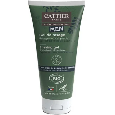 CATTIER Homme - Gel de Rasage Joubarbe Bio