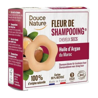 Fleur de Shampoing Bio Cheveux Secs - DOUCE NATURE