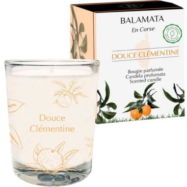 Bougie Parfumée Douce Clémentine - BALAMATA