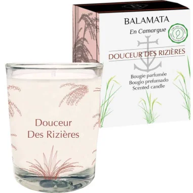 Bougie Florale Parfumée Douceur des Rizières - BALAMATA