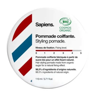 Pommade Coiffante Homme Bio Effet Mat - SAPIENS