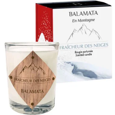 Bougie Parfumée Fraîcheur des Neiges - BALAMATA