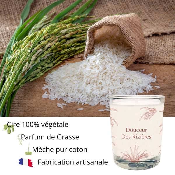 Bougie Florale Douceur des Rizières BALAMATA