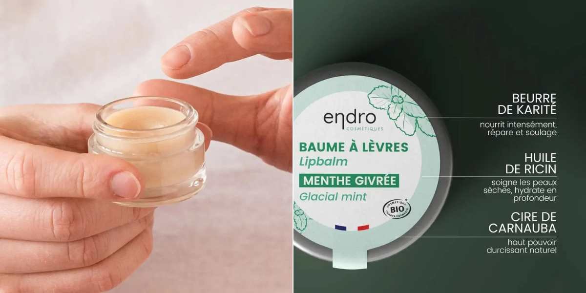 Baume &agrave; L&egrave;vres Menthe Endro Cosm&eacute;tiques